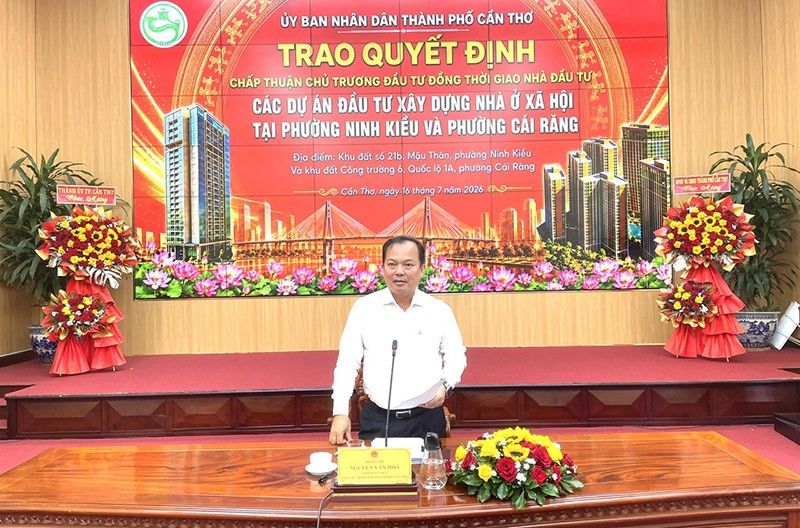 Phó Chủ tịch UBND TP. Cần Thơ Nguyễn Văn Hòa phát biểu tại sự kiện