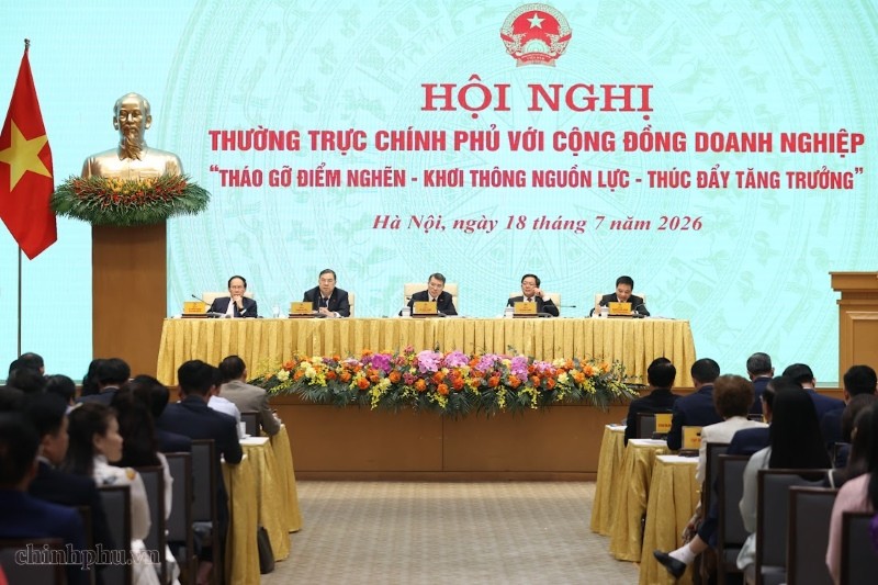 Thủ tướng cùng các Phó Thủ tướng chủ trì Hội nghị - Ảnh: VGP. Thủ tướng cùng các Phó Thủ tướng chủ trì Hội nghị - Ảnh: VGP.