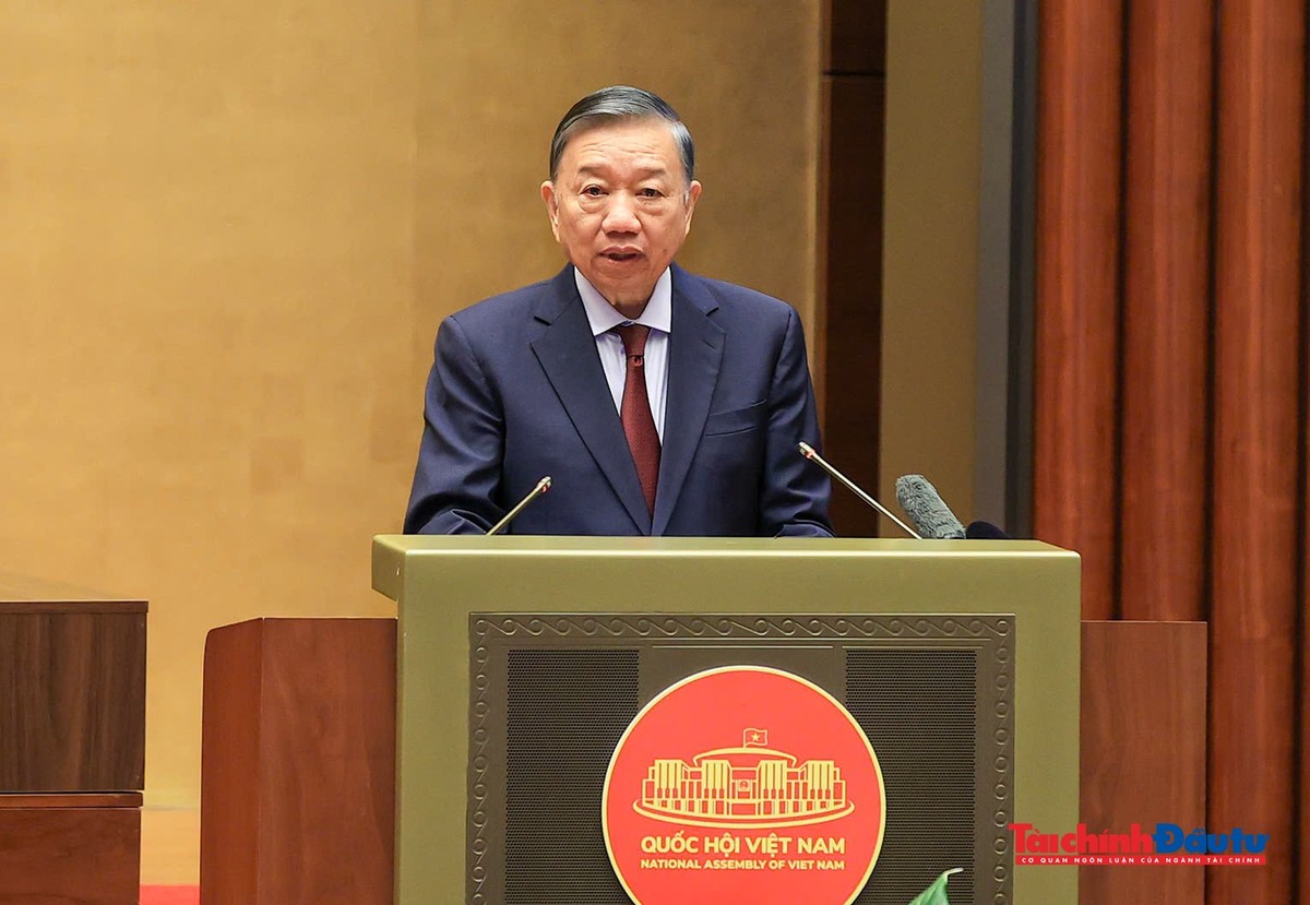 Tổng Bí thư, Chủ tịch nước Tô Lâm phát biểu chỉ đạo tại Hội nghị toàn quốc nghiên cứu, học tập, quán triệt và triển khai thực hiện các Nghị quyết, Kết luận, Quy định của Hội nghị Trung ương 3 khoá XIV. Ảnh: Đức Thanh