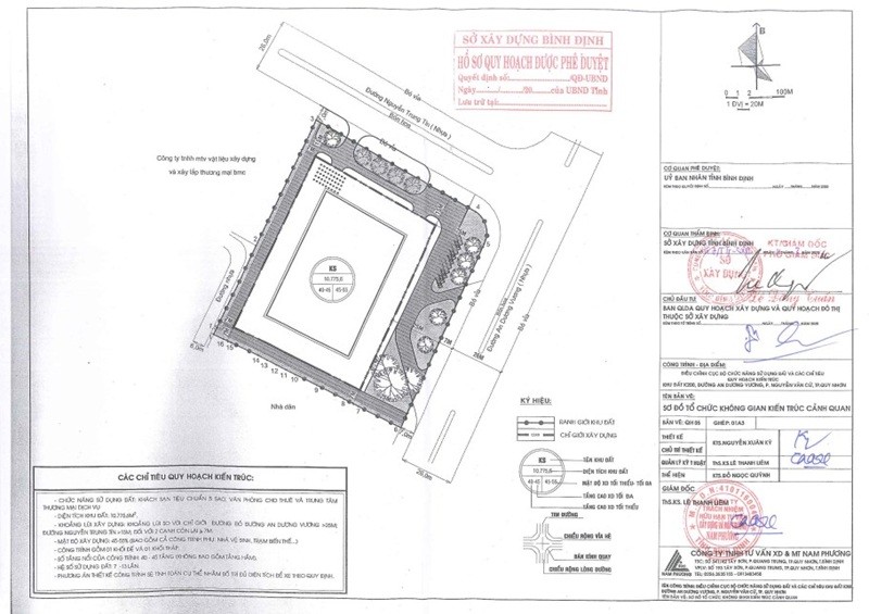 Quy hoạch tổng thể mặt bằng Khu đất K200.