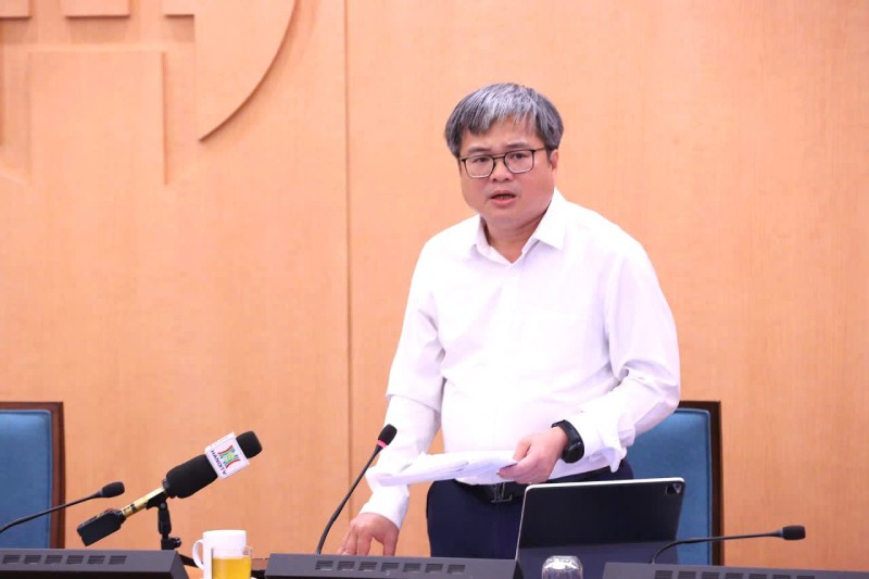 Phó Chủ tịch UBND TP. Hà Nội Trương Việt Dũng phát biểu tại cuộc họp. Phó Chủ tịch UBND TP. Hà Nội Trương Việt Dũng phát biểu tại cuộc họp.