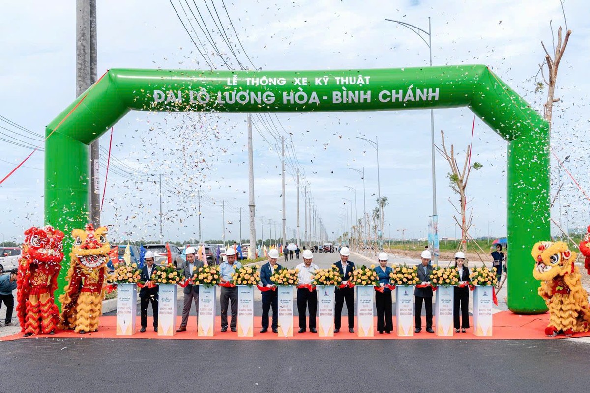 Đại lộ Lương Hòa – Bình Chánh chính thức thông xe kỹ thuật, góp phần hình thành mạng lưới kết nối liên hoàn giữa cửa ngõ Tây Nam và vùng lõi TP.HCM Đại lộ Lương Hòa – Bình Chánh chính thức thông xe kỹ thuật, góp phần hình thành mạng lưới kết nối liên hoàn giữa cửa ngõ Tây Nam và vùng lõi TP.HCM