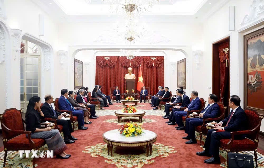 Tổng Bí thư, Chủ tịch nước Tô Lâm tiếp Đại sứ, Đại biện các nước ASEAN tại Hà Nội. (Ảnh: Thống Nhất/TTXVN) Tổng Bí thư, Chủ tịch nước Tô Lâm tiếp Đại sứ, Đại biện các nước ASEAN tại Hà Nội. (Ảnh: Thống Nhất/TTXVN)