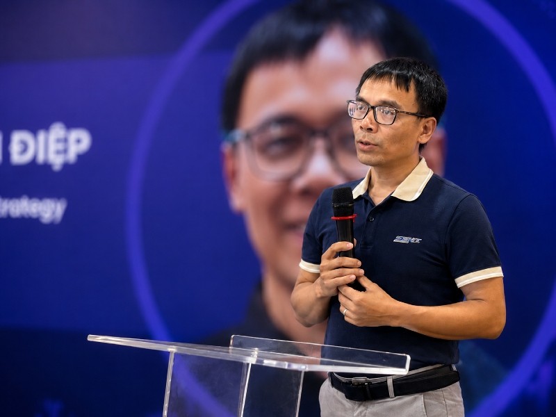 GS. Lại Ngọc Điệp, Đại học Paris - Saclay (Pháp). Ảnh: Linh Nguyễn