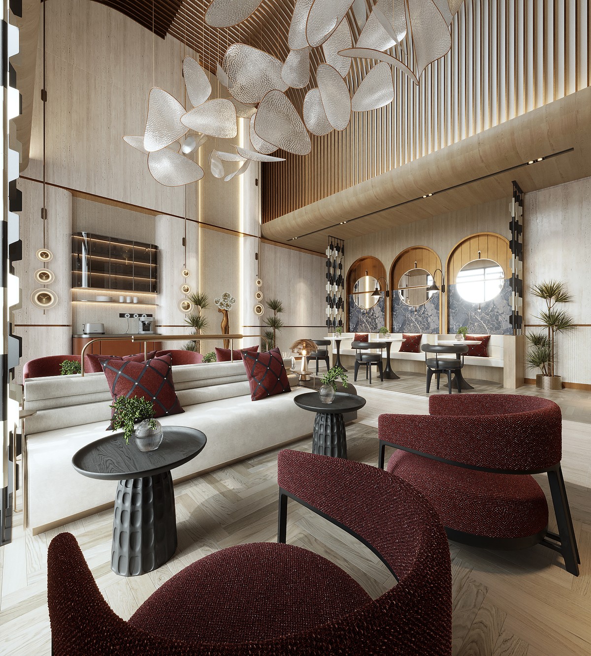 Business Lounge sang trọng giúp cư dân cảm nhận sự trân trọng và tiện nghi ngay từ khoảnh khắc đầu tiên trở về nhà. Business Lounge sang trọng giúp cư dân cảm nhận sự trân trọng và tiện nghi ngay từ khoảnh khắc đầu tiên trở về nhà.
