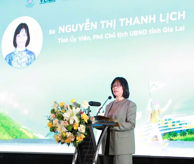 Bà Nguyễn Thị Thanh Lịch, Phó chủ tịch UBND tỉnh Gia Lai mong muốn nghe doanh nghiệp nói Gia Lai phải làm gì để thị trường lựa chọn Gia Lai.