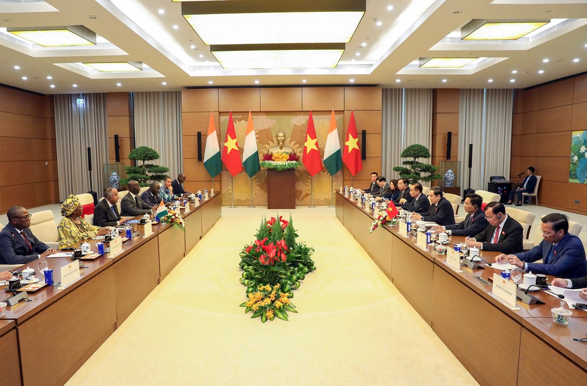 Toàn cảnh hội đàm. Toàn cảnh hội đàm.