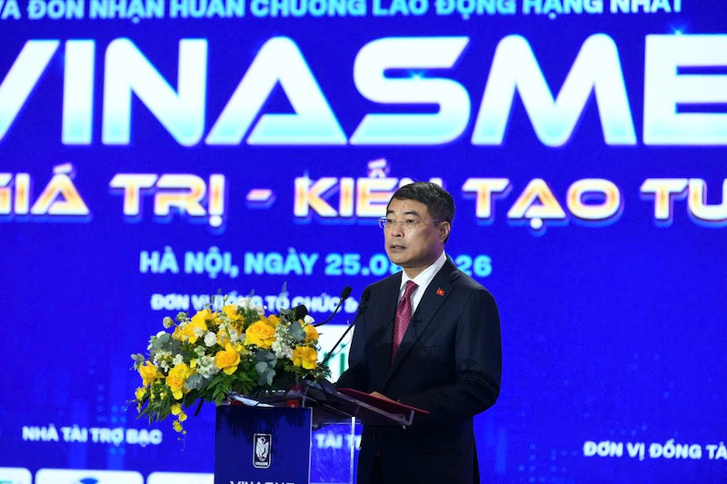 Thủ tướng Lê Minh Hưng phát biểu tại buổi lễ. Ảnh: Như Ý Thủ tướng Lê Minh Hưng phát biểu tại buổi lễ. Ảnh: Như Ý