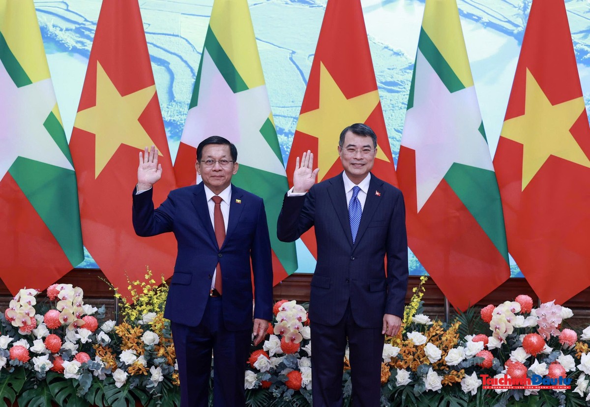 Thủ tướng Chính phủ Lê Minh Hưng và Tổng thống Myanmar Min Aung Hlaing. Thủ tướng Chính phủ Lê Minh Hưng và Tổng thống Myanmar Min Aung Hlaing.