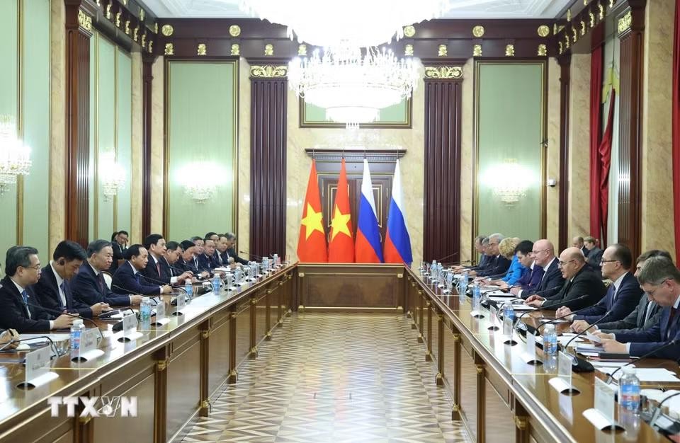 Hai bên nhất trí cần tạo chuyển biến mạnh mẽ hơn trong hợp tác kinh tế-thương mại - Ảnh: TTXVN