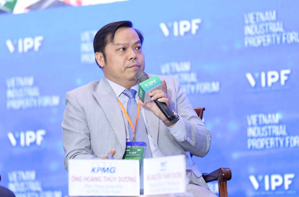 ham gia phiên thảo luận có ông Nguyễn Thành Chương, Tổng giám đốc Công ty cổ phần Khu công nghiệp Thành Thành Công.