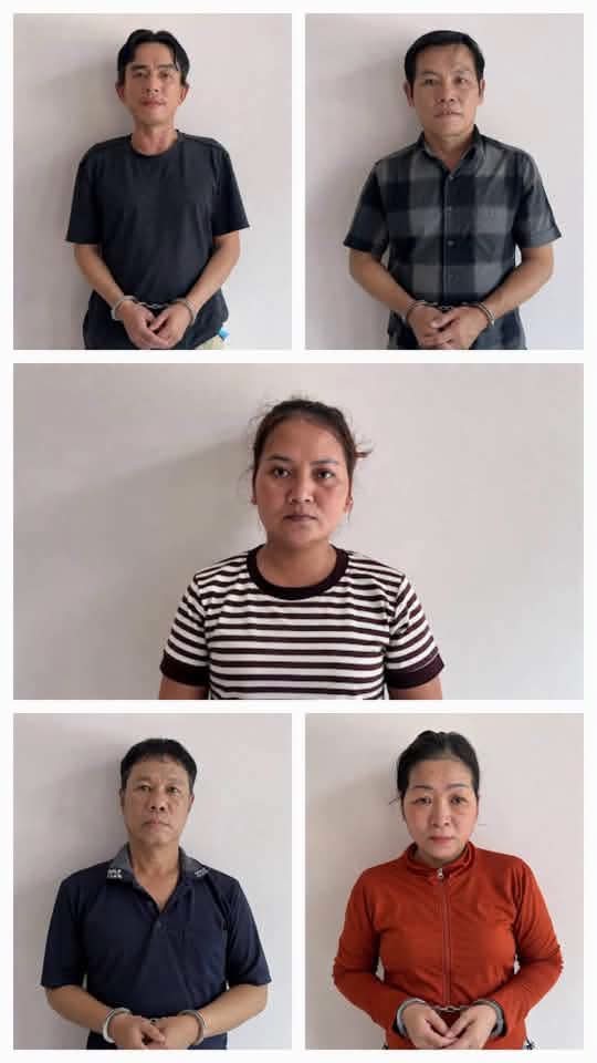 Các đối tượng liên quan (ảnh CA.TP.HCM)
