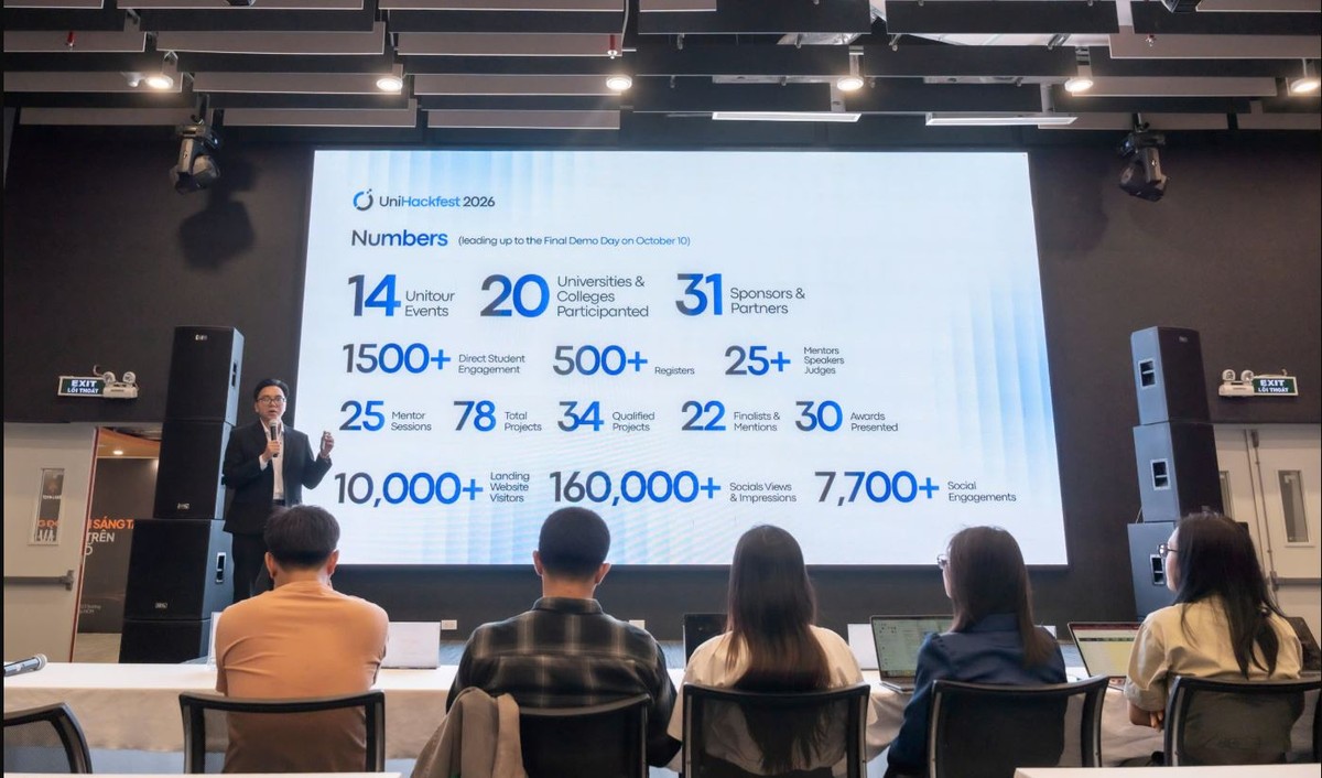 MEXC Ventures tham gia UniHackfest 2026 Final Demo Day với vai trò cố vấn và giám khảo, đóng góp góc nhìn chuyên môn trong quá trình đánh giá các dự án của sinh viên. MEXC Ventures tham gia UniHackfest 2026 Final Demo Day với vai trò cố vấn và giám khảo, đóng góp góc nhìn chuyên môn trong quá trình đánh giá các dự án của sinh viên.