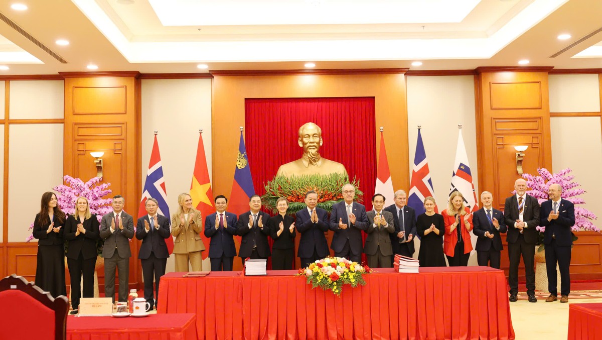 FTA Việt Nam - EFTA được ký kết sau 14 năm đàm phán.