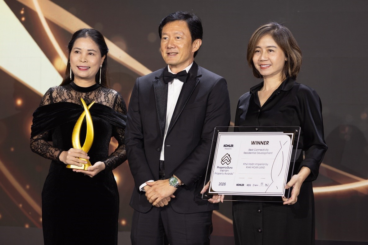 Giải thưởng danh giá lần này tiếp tục là minh chứng cho tầm nhìn chiến lược, năng lực đầu tư phát triển những công trình chất lượng cao của Khải Hoàn Land.