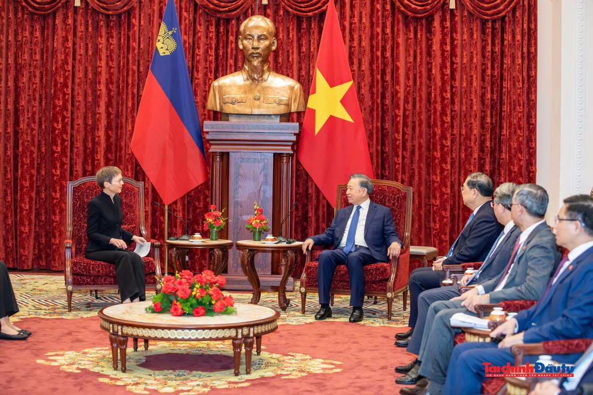 Tổng Bí thư, Chủ tịch nước Tô Lâm tiếp Thủ tướng Công quốc Liechtenstein.
