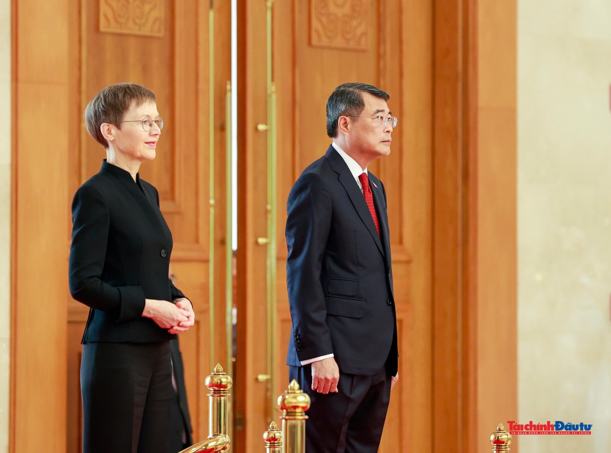 Thủ tướng Lê Minh Hưng chủ trì Lễ đón Thủ tướng Công quốc Liechtenstein Brigitte Haas thăm chính thức Việt Nam
