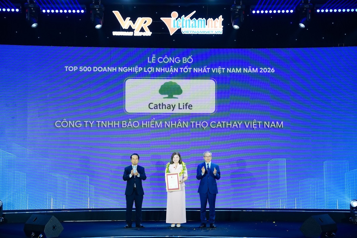 Cathay Life tiếp tục được ghi nhận tại PROFIT500 năm 2026 Cathay Life tiếp tục được ghi nhận tại PROFIT500 năm 2026