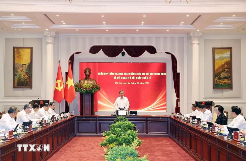 Tổng Bí thư, Chủ tịch nước Tô Lâm phát biểu chỉ đạo. (Ảnh: Thống Nhất/TTXVN)