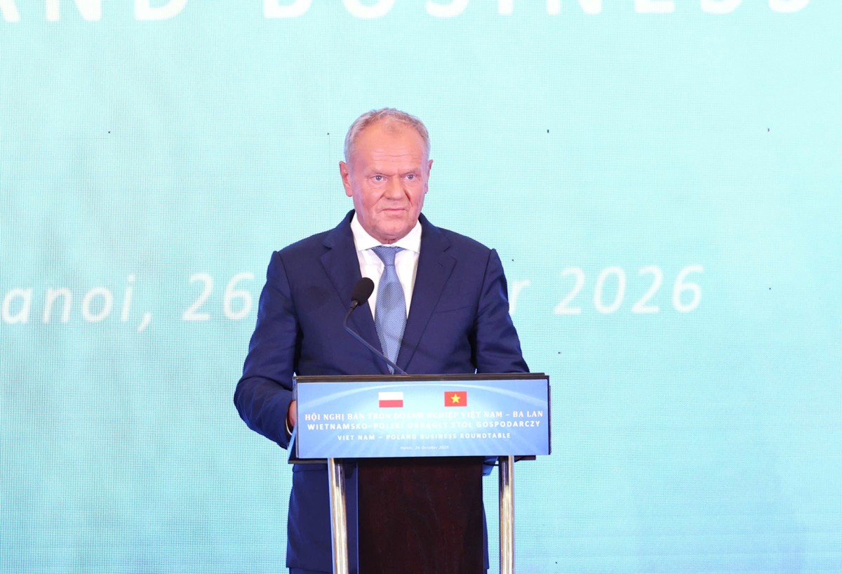 Thủ tướng Ba Lan Donald Tusk nói, doanh nghiệp Ba Lan có thể đóng góp về công nghệ, vốn trong các dự án hợp tác với Việt Nam.