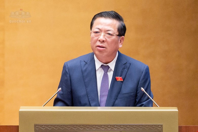 Bộ trưởng Bộ Xây dựng Trần Hồng Minh. Ảnh: QH.