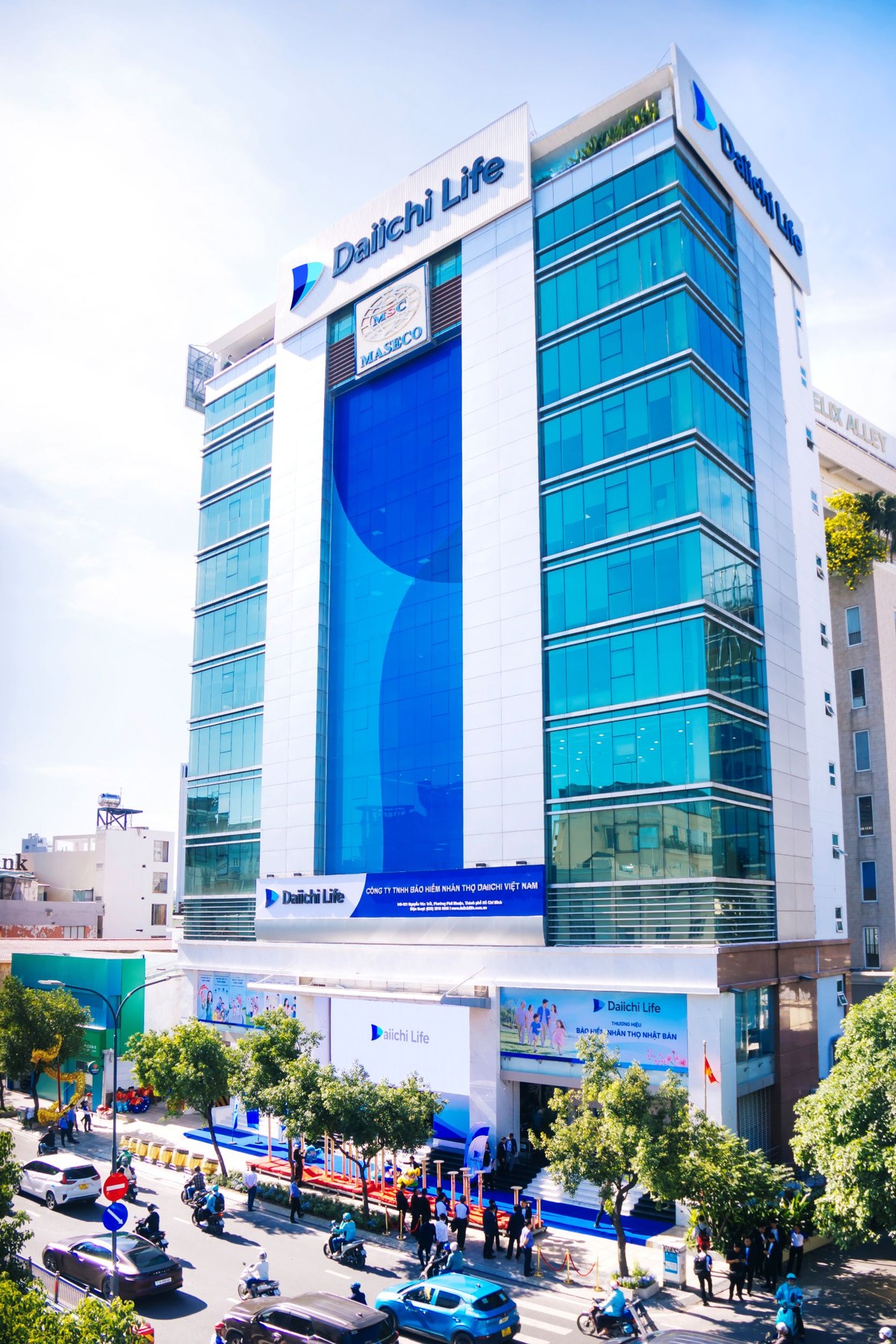 Tòa nhà Trụ sở Chính Daiichi Life Việt Nam tại TP. Hồ Chí Minh chính thức khoác lên mình nhận diện thương hiệu mới từ ngày 28/10/2026