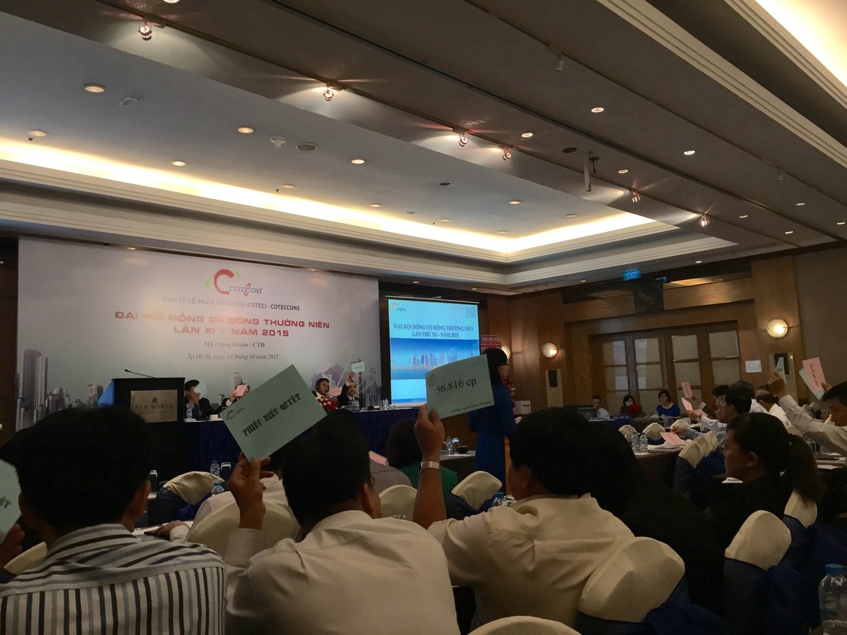 ĐHCĐ CTD: Nâng cổ tức năm 2014 từ 20% lên 50% ảnh 1