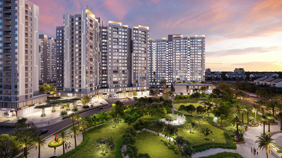 Khu phức hợp Westgate sở hữu mảng xanh rộng lớn. Ảnh phối cảnh Khu phức hợp Westgate sở hữu mảng xanh rộng lớn. Ảnh phối cảnh