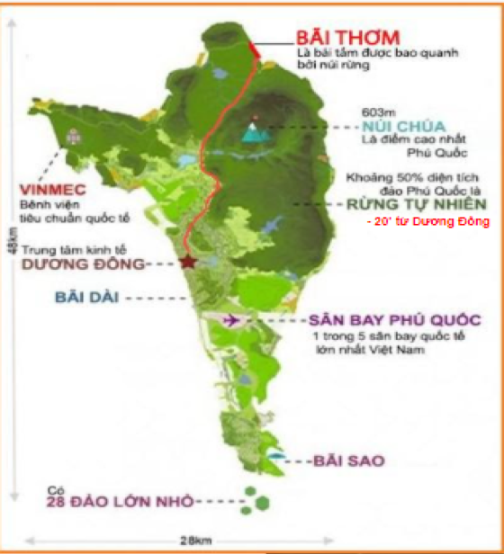 Bắc Bãi Thơm có vị trí địa lý độc đáo, bao quanh bởi núi rừng Bắc Bãi Thơm có vị trí địa lý độc đáo, bao quanh bởi núi rừng