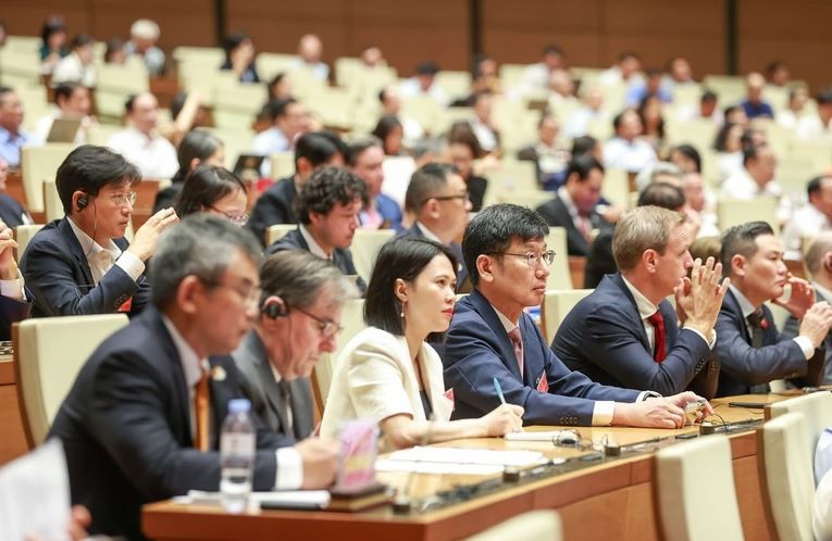 Các đại diện doanh nghiệp nước ngoài tại Hội nghị.