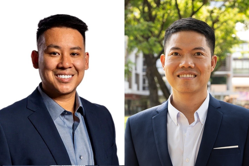 Tiến sĩ Tony Nguyễn, quyền Chủ nhiệm các chương trình Sau đại học Khoa Kinh doanh (trái);Tiến sĩ Hoàng Trường Giang, giảng viên cấp cao ngành Quản trị tại Đại học RMIT Việt Nam Tiến sĩ Tony Nguyễn, quyền Chủ nhiệm các chương trình Sau đại học Khoa Kinh doanh (trái);Tiến sĩ Hoàng Trường Giang, giảng viên cấp cao ngành Quản trị tại Đại học RMIT Việt Nam