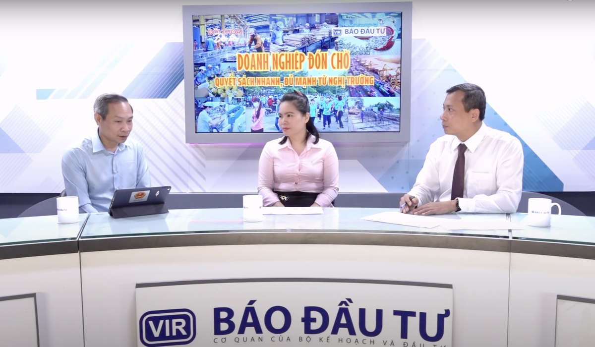 Đối thoại đầu tuần với chủ đề Doanh nghiệp đón chờ quyết sách nhanh, đủ mạnh từ nghị trường.