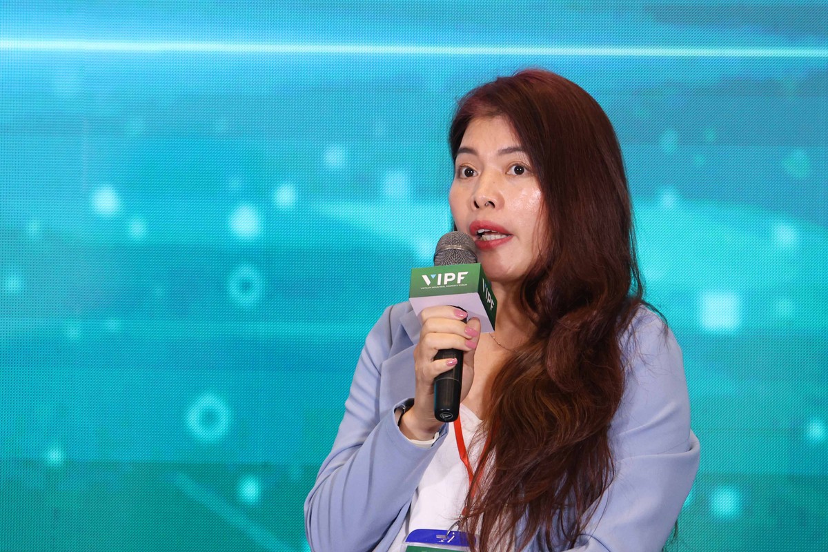 Bà Lê Thị Kim Thanh, Giám đốc kinh doanh ngành nước, Suez Đông Nam Á (Ảnh: Lê Toàn)