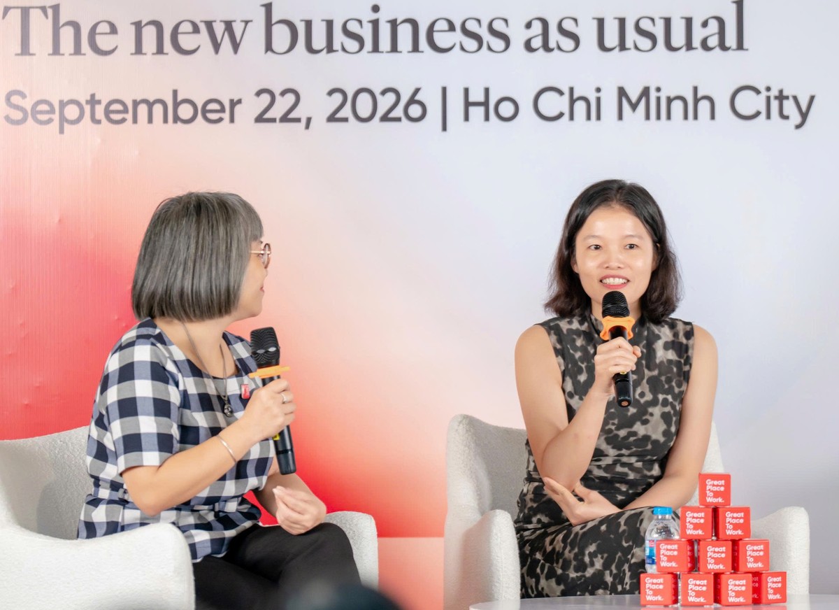 Các diễn giả cho rằng, lao động đa thế hệ đang buộc doanh nghiệp phải thay đổi cách quản trị, dung hòa khác biệt và tạo không gian để mỗi thế hệ phát huy thế mạnh. Các diễn giả cho rằng, lao động đa thế hệ đang buộc doanh nghiệp phải thay đổi cách quản trị, dung hòa khác biệt và tạo không gian để mỗi thế hệ phát huy thế mạnh.