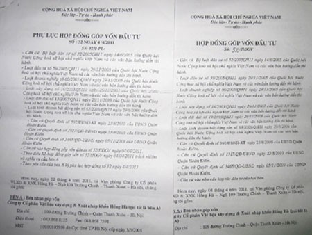 Đề án chưa duyệt nhưng Công ty Hồng Hà đã ký hợp đồng góp vốn mua bán căn hộ Đề án chưa duyệt nhưng Công ty Hồng Hà đã ký hợp đồng góp vốn mua bán căn hộ