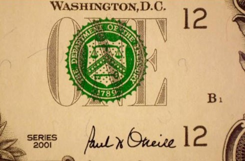 Những chữ ký “ấn tượng” trên tiền đôla Mỹ ảnh 5