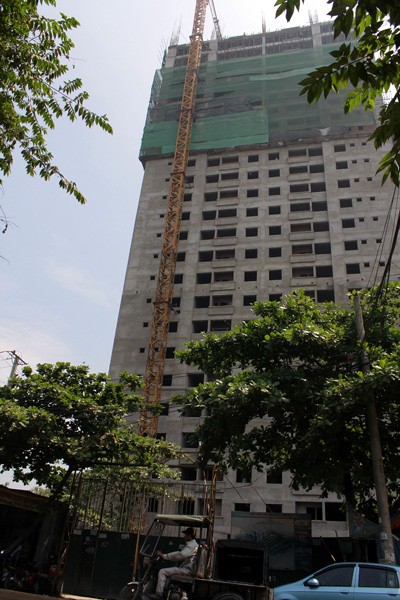 Hà Nội: Xác định nguyên nhân rơi thang vận khiến 3 người chết ảnh 1