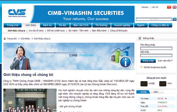 Chứng khoán CIMB - Vinashin, vốn chủ sở hữu có thể giảm 1/3 ảnh 1