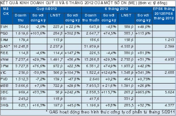 Điểm mặt các doanh nghiệp có lợi nhuận 6 tháng ấn tượng ảnh 1