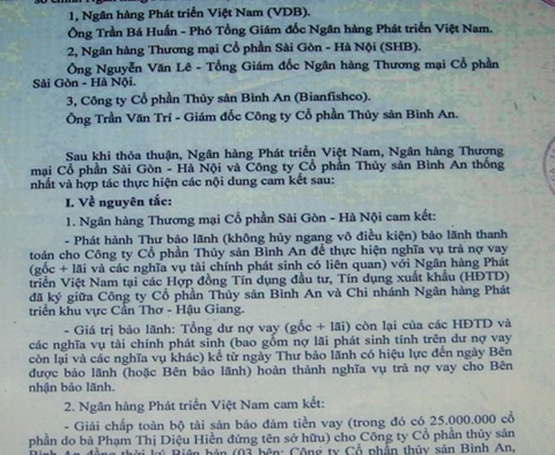 Ngân hàng của bầu Hiển “giải cứu” Công ty Bình An ảnh 1 Ngân hàng của bầu Hiển “giải cứu” Công ty Bình An ảnh 1