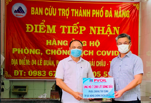PVOIL ủng hộ hơn 7.000 lít xăng dầu, chung tay cùng TP. Đà Nẵng chống dịch Covid-19 ảnh 1