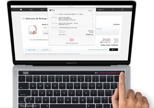 MacBook có màn hình OLED phụ, TouchID lộ diện ảnh 1