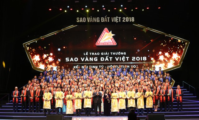 Vinh danh các doanh nghiệp đạt giải thưởng Sao Vàng Đất Việt 2018 ảnh 1
