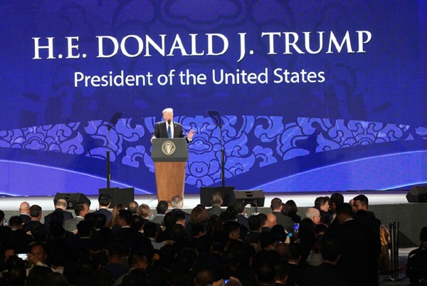 Tổng thống Mỹ Donald Trump nhắc lịch sử Hai Bà Trưng của Việt Nam trong bài phát biểu tại APEC ảnh 1