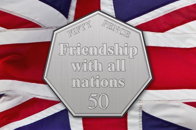 Mừng sự kiện Brexit, nước Anh phát hành đồng 50 xu mới ảnh 1