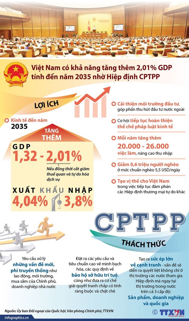 Ban hành nghị quyết phê chuẩn CPTPP cùng các văn kiện liên quan ảnh 1