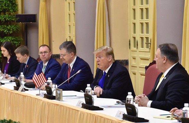 Tổng Bí thư, Chủ tịch nước Nguyễn Phú Trọng tiếp Tổng thống Donald Trump ảnh 5