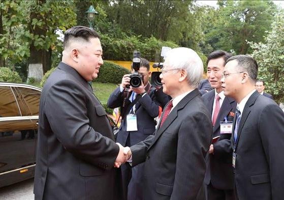 Hình ảnh lễ đón chính thức Chủ tịch Kim Jong Un ảnh 2