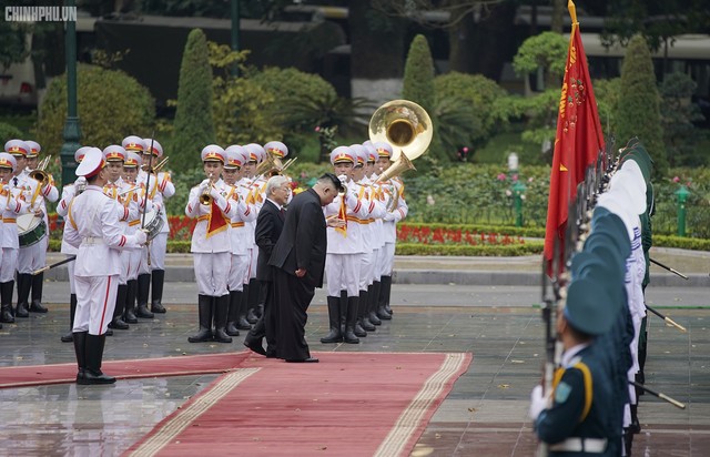 Hình ảnh lễ đón chính thức Chủ tịch Kim Jong Un ảnh 5