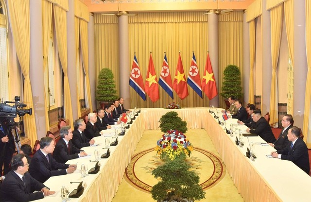 Hình ảnh lễ đón chính thức Chủ tịch Kim Jong Un ảnh 7